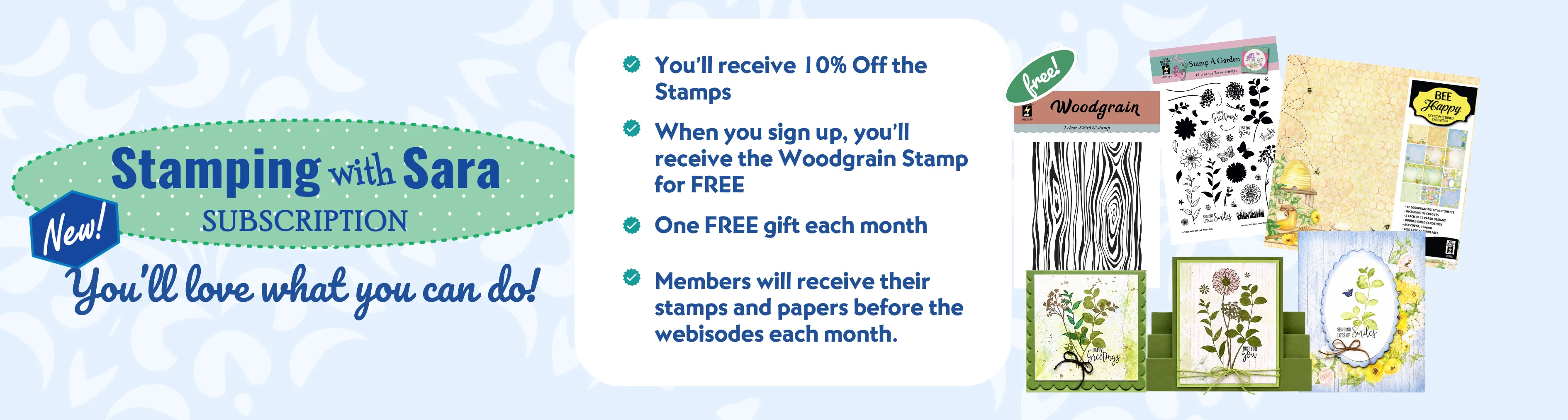 Stamping with Sara Subscription